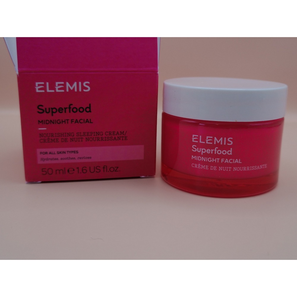 Elemis Superfood Midnight Facial Nourishing Sleeping Cream 50ml 1.6 fl oz NEW